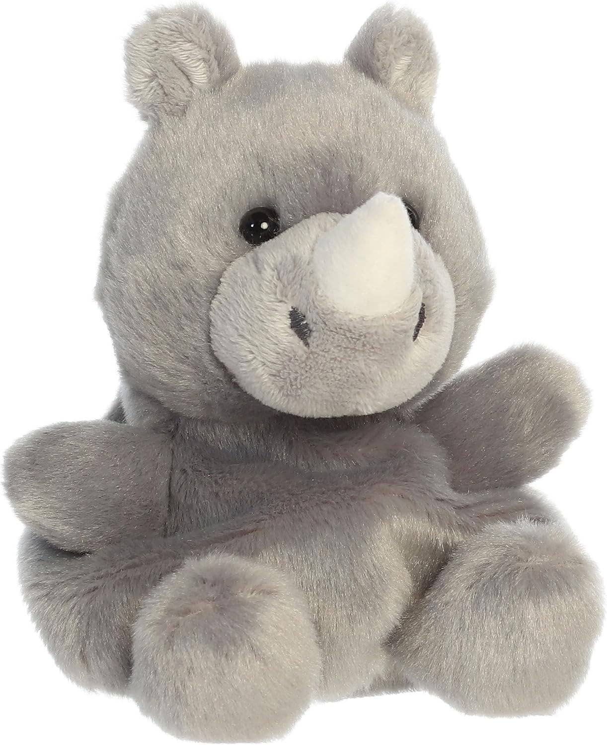 5" Plush Jambo Rhino Palm Pals