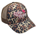 3D Foam Boss Mare Ponytail High Bun Cap, Cheetah..
