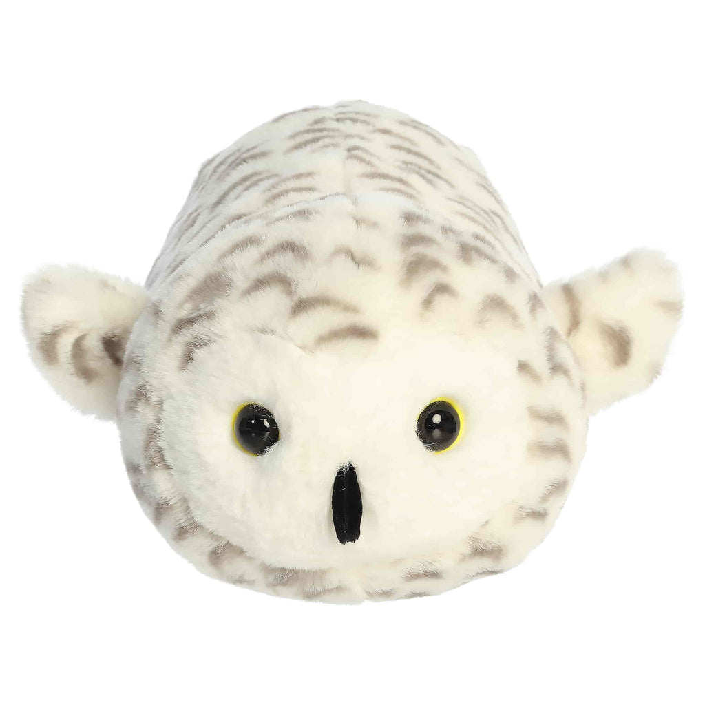 10" Plush Chunky Octavia Snowy Barn Owl