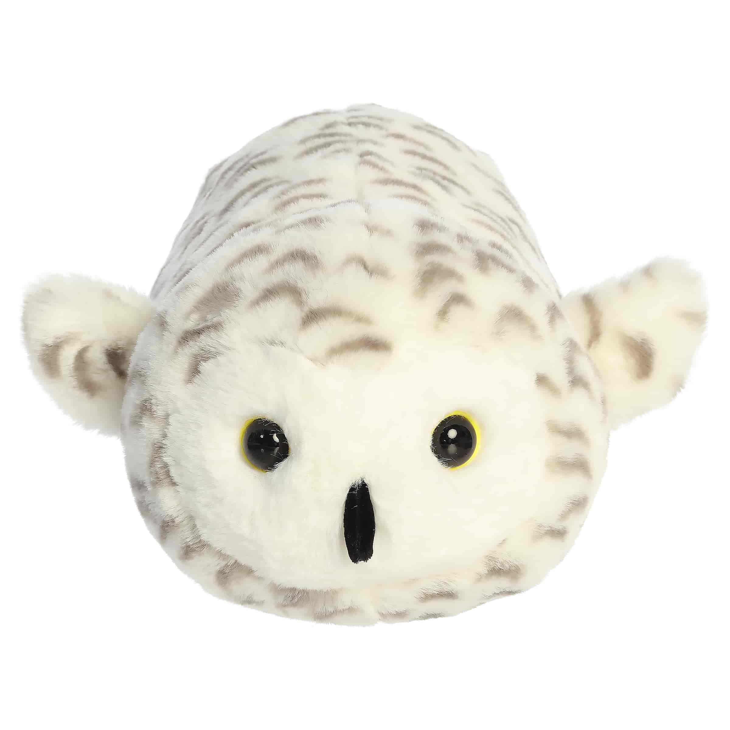 10" Plush Chunky Octavia Snowy Barn Owl