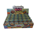 2.5" Hacky Sack Stress Relief Kick Toy Fidget, Display of 24