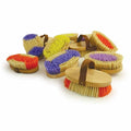 4.5" Mini Oval Show Brush, Soft Bristles - Display of 12