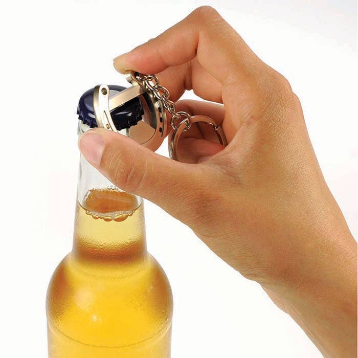 Bottle Opener Horse Shoe Keychain