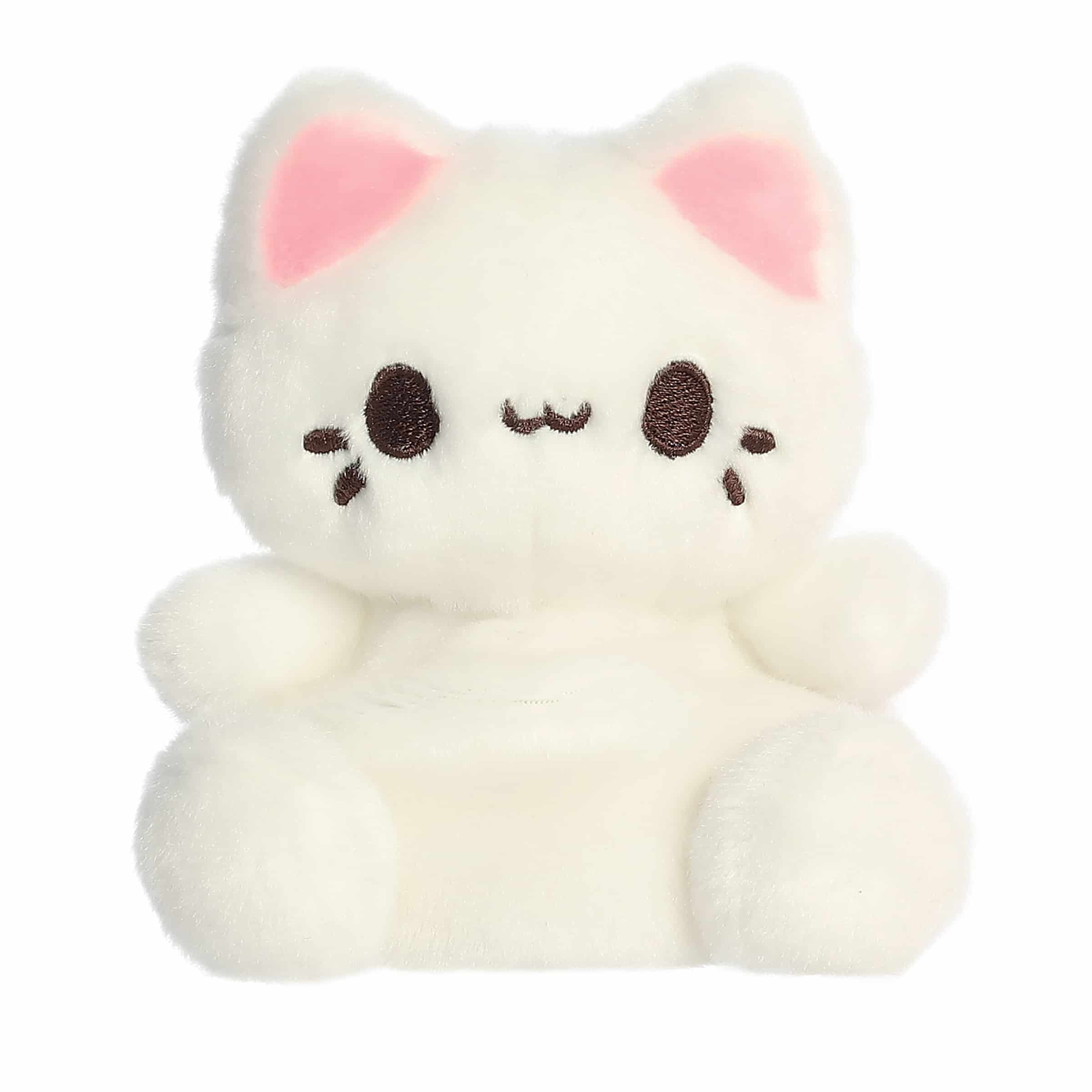 5" Plush Custard Meowchi Cat Palm Pals