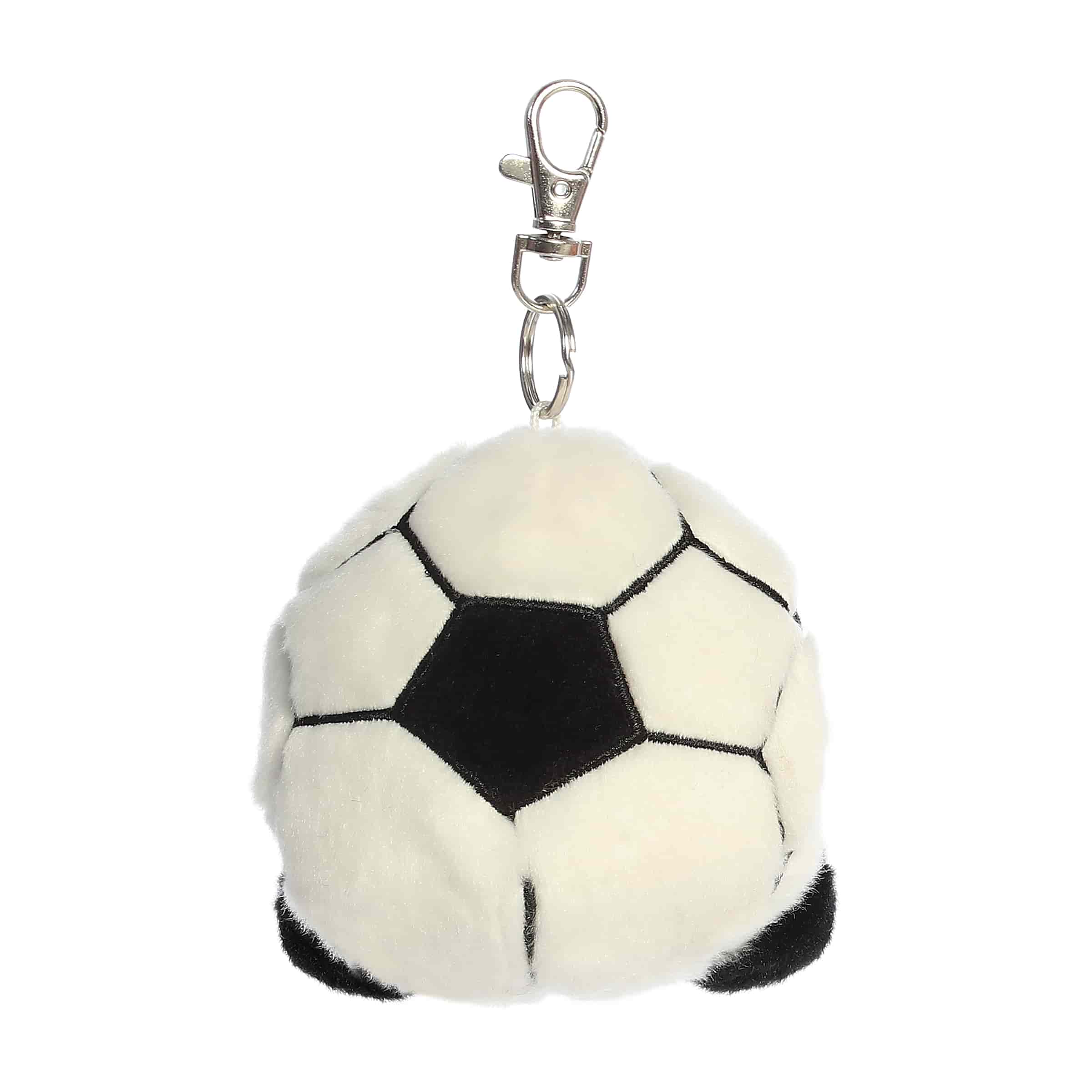 4" Plush Striker Soccerball Palm Pals Clip-On