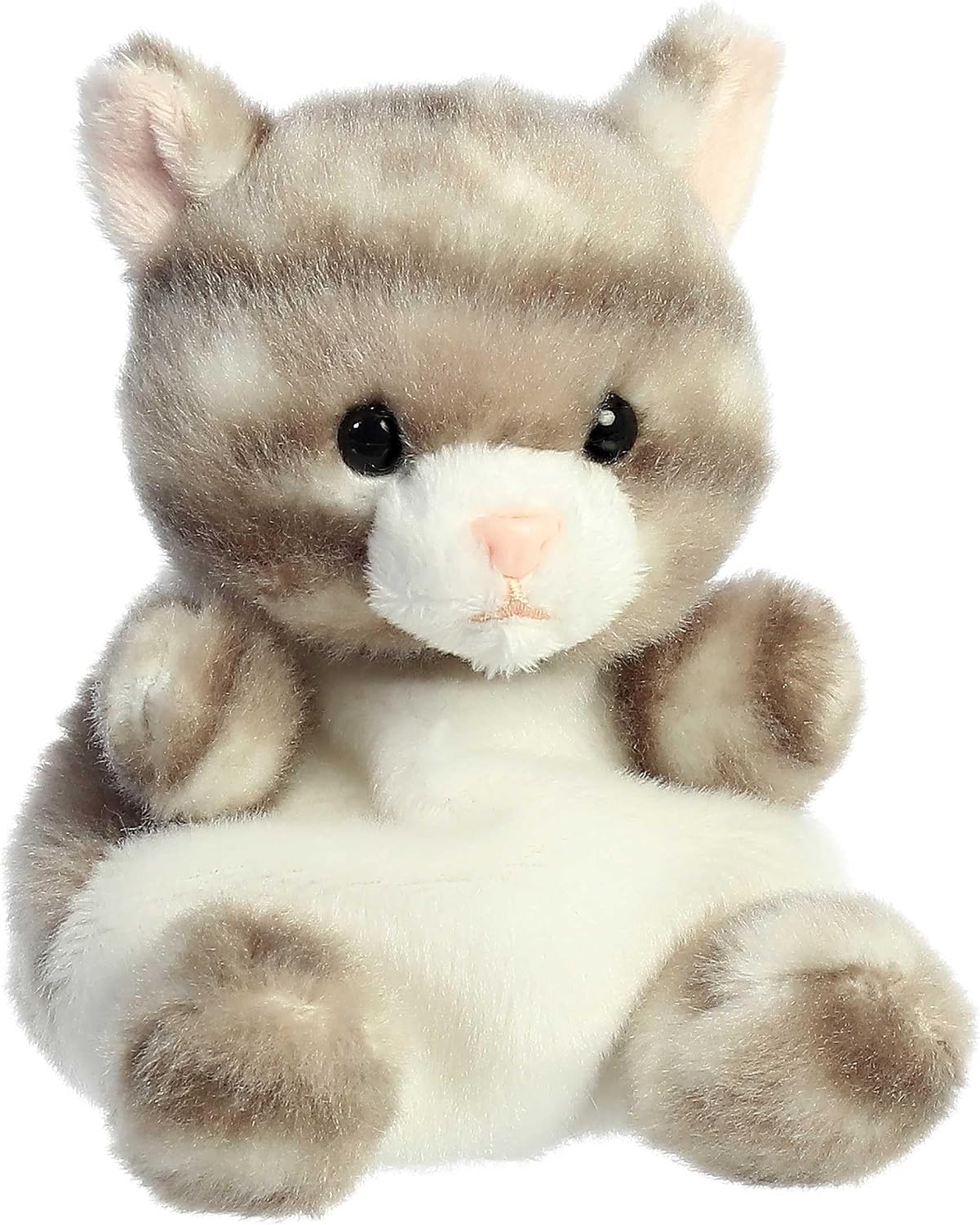 5" Plush Silver Kitty Palm Pals