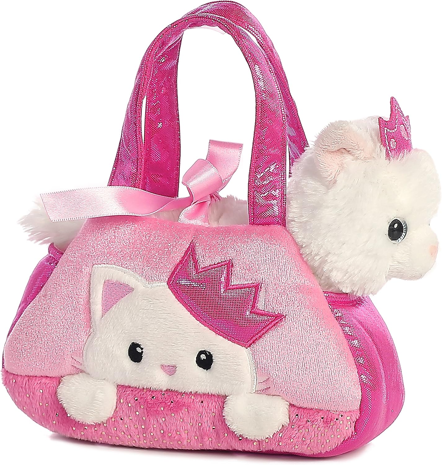 8" Plush Peek-A-Boo Princess Kitty Fancy Pals