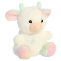 5" Plush Georgia Rainbow Cow Palm Pals
