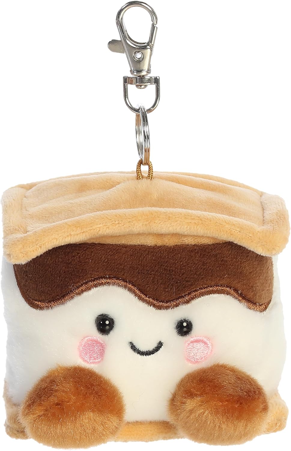 4" Plush Toastee S'more Palm Pals Clip-On