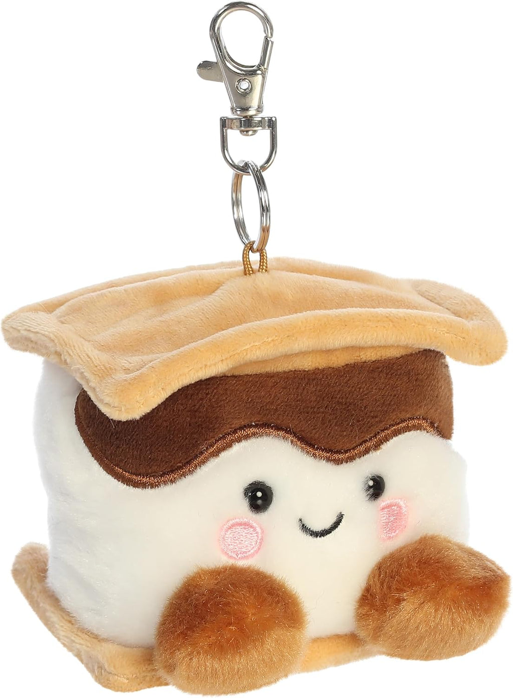 4" Plush Toastee S'more Palm Pals Clip-On