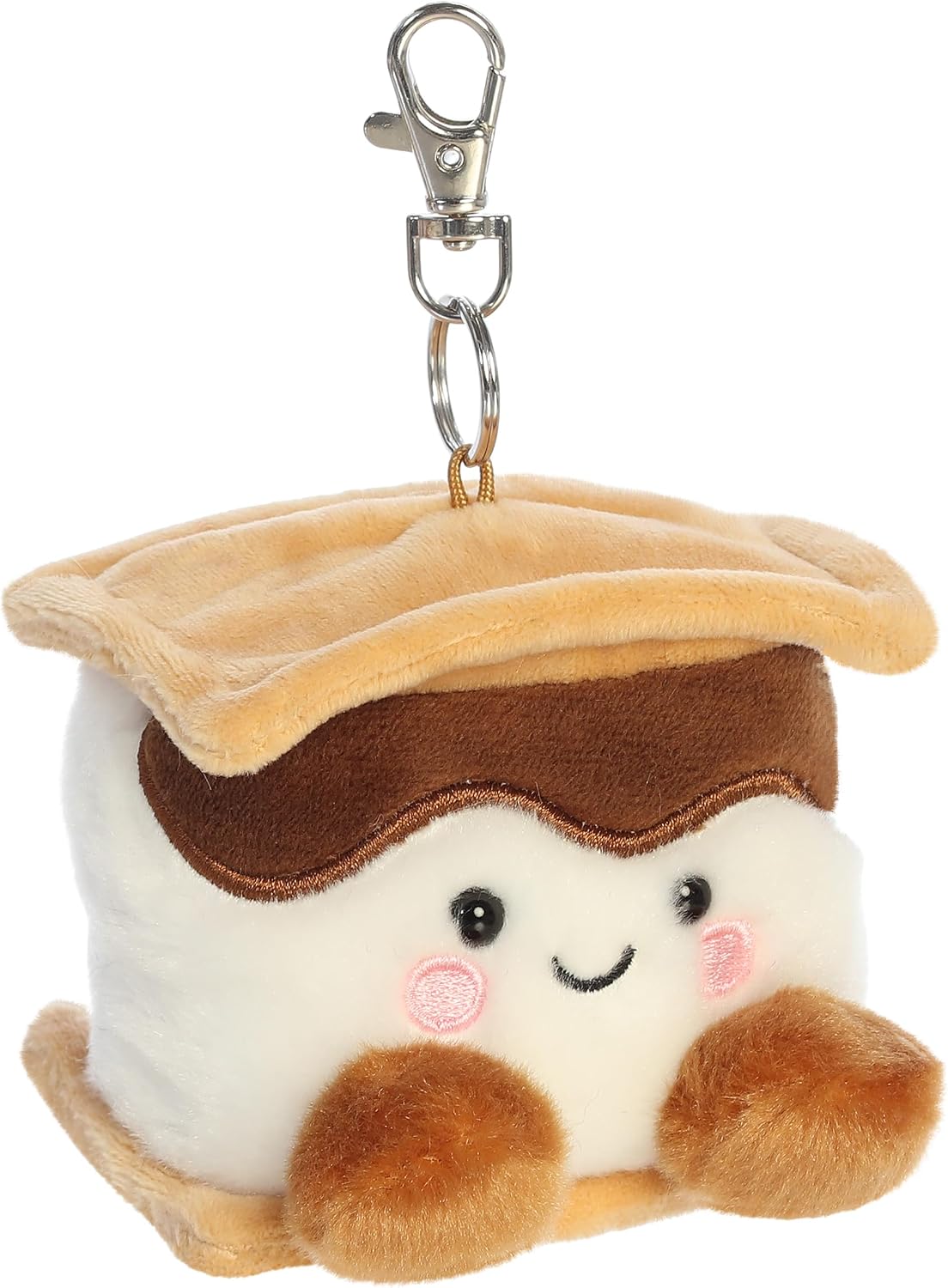 4" Plush Toastee S'more Palm Pals Clip-On