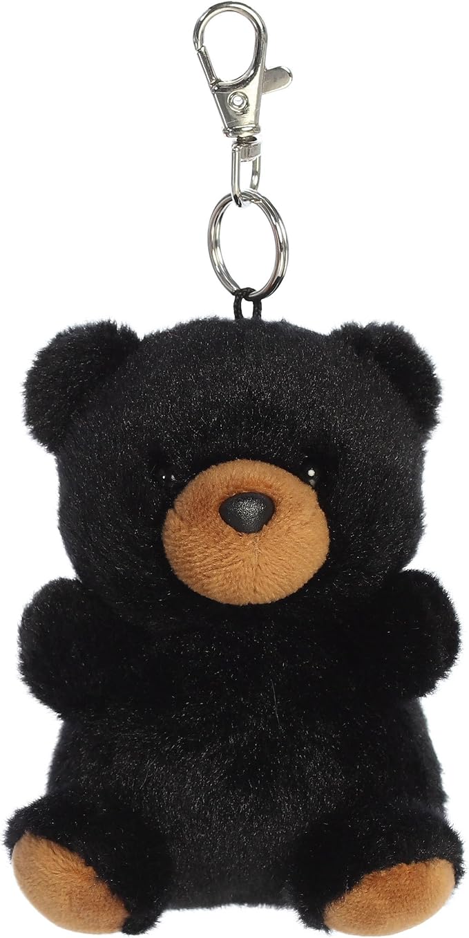 4" Plush Sleepy Bear Palm Pals Clip-On