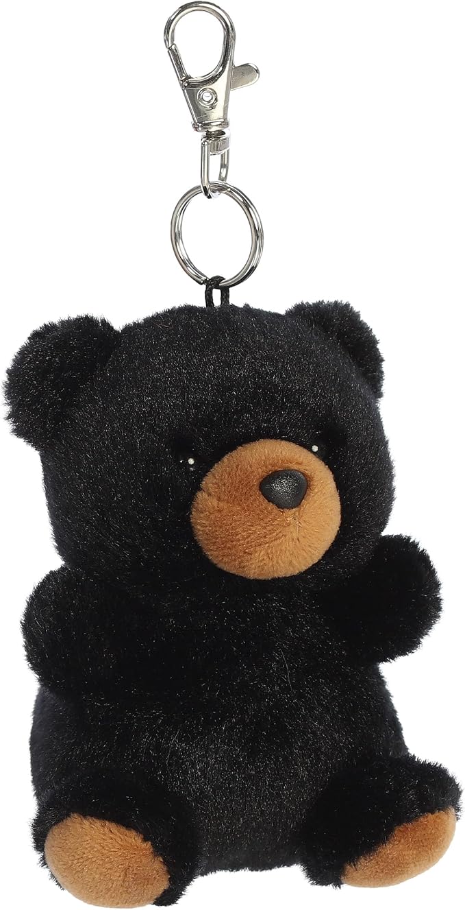 4" Plush Sleepy Bear Palm Pals Clip-On