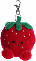 4" Plush Juicy Strawberry Palm Pals Clip-On