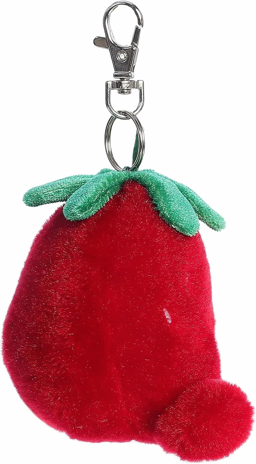 4" Plush Juicy Strawberry Palm Pals Clip-On