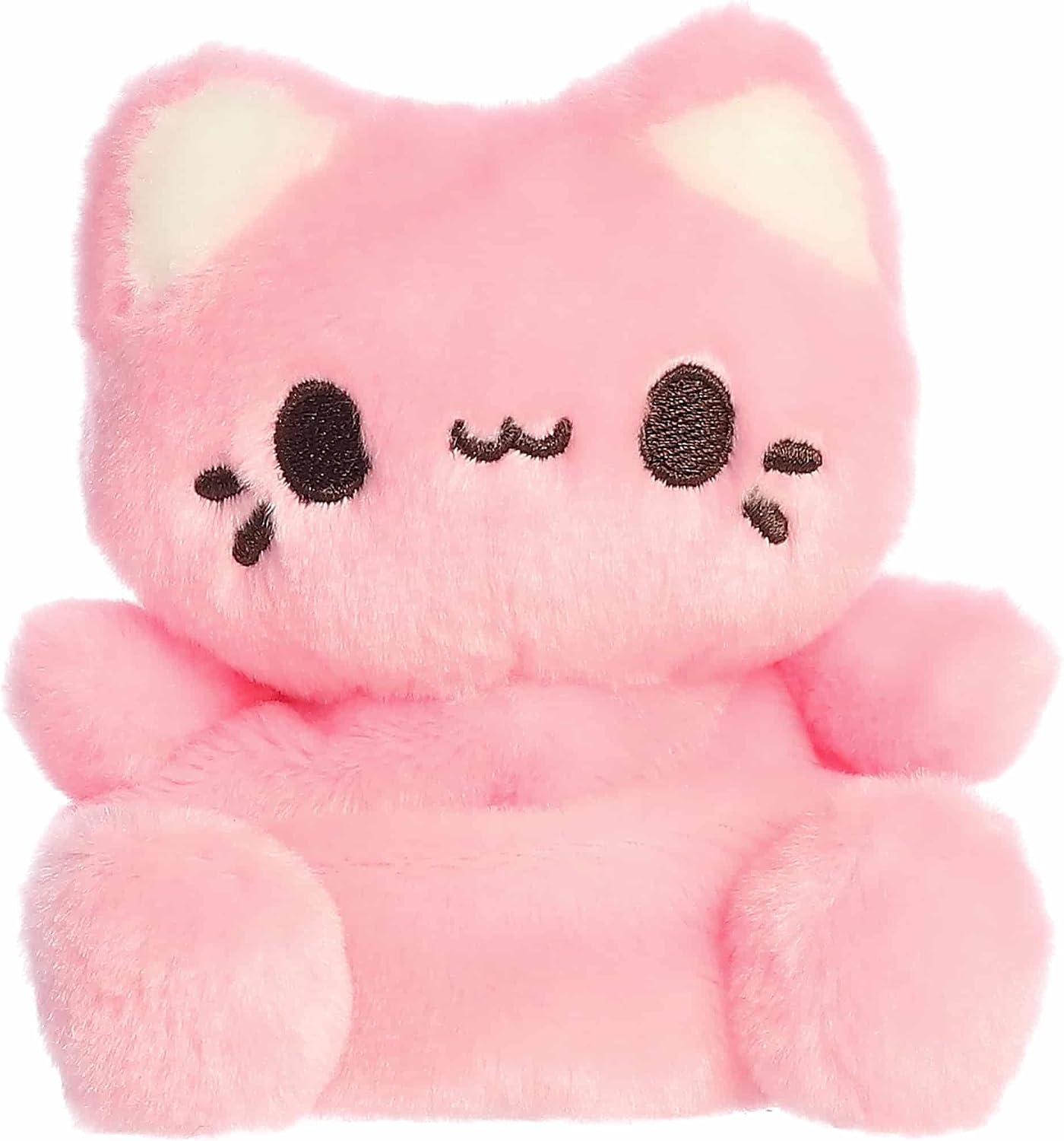 5" Plush Tasty Peach Strawberry Pink Meowchi Palm Pals