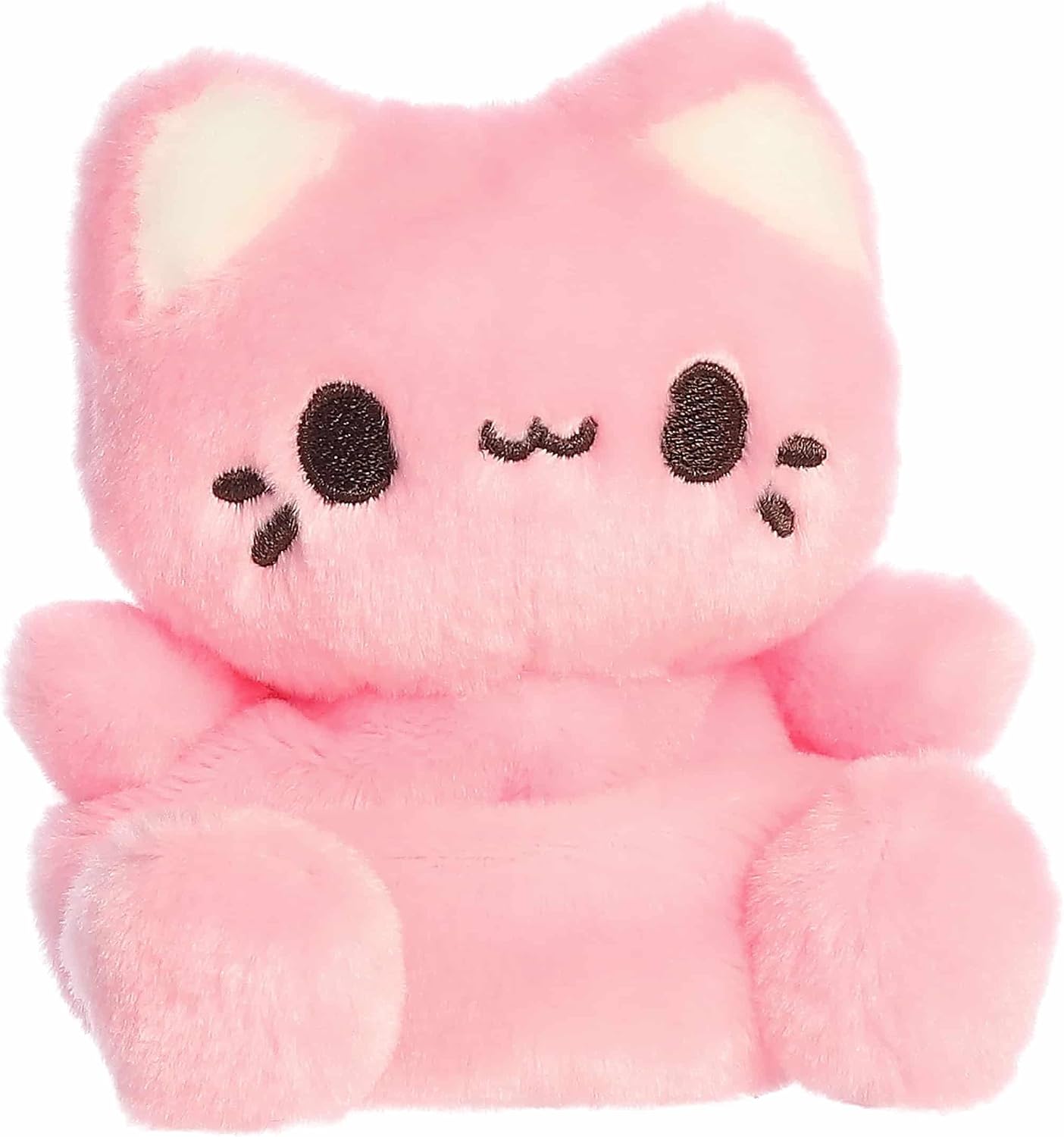 5" Plush Tasty Peach Strawberry Pink Meowchi Palm Pals
