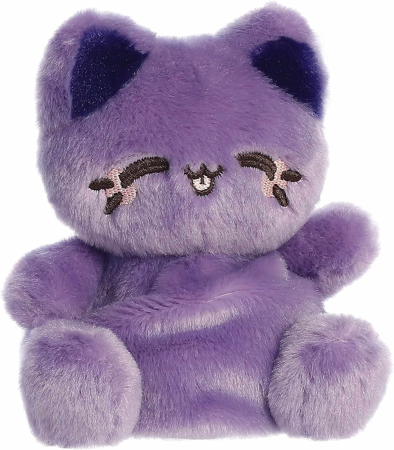 5" Plush Tasty Peach Ube Purple Meowchi Palm Pals