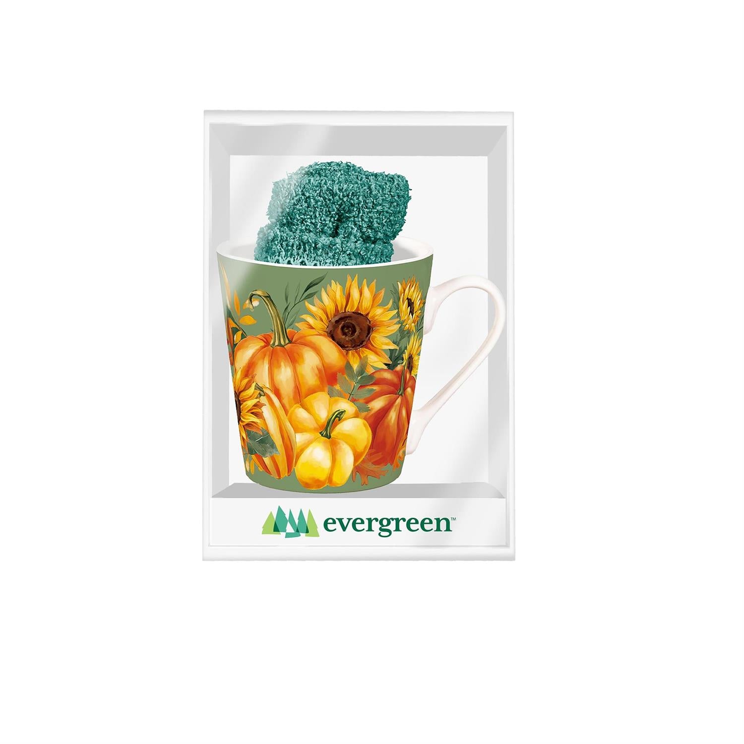 Grateful Gatherings Ceramic Mug & Cozy Socks Set