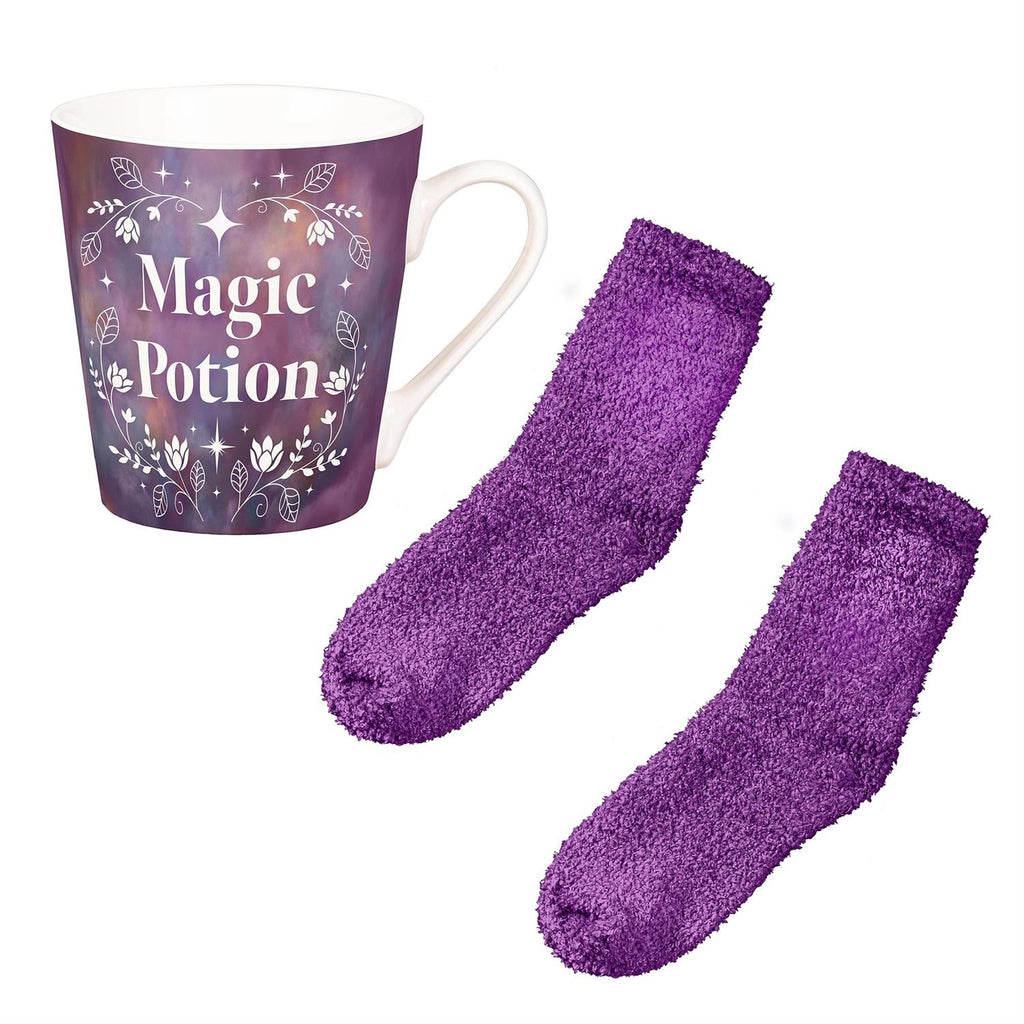 Magic Potion Ceramic Mug & Cozy Socks Set