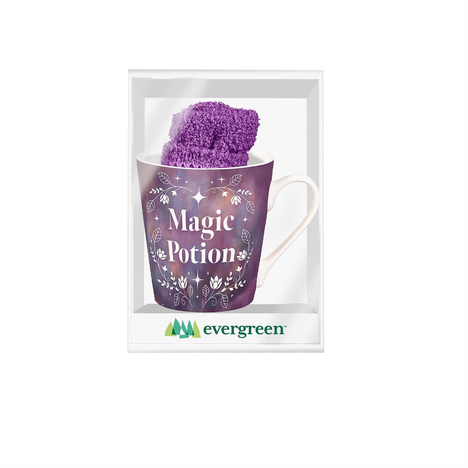 Magic Potion Ceramic Mug & Cozy Socks Set