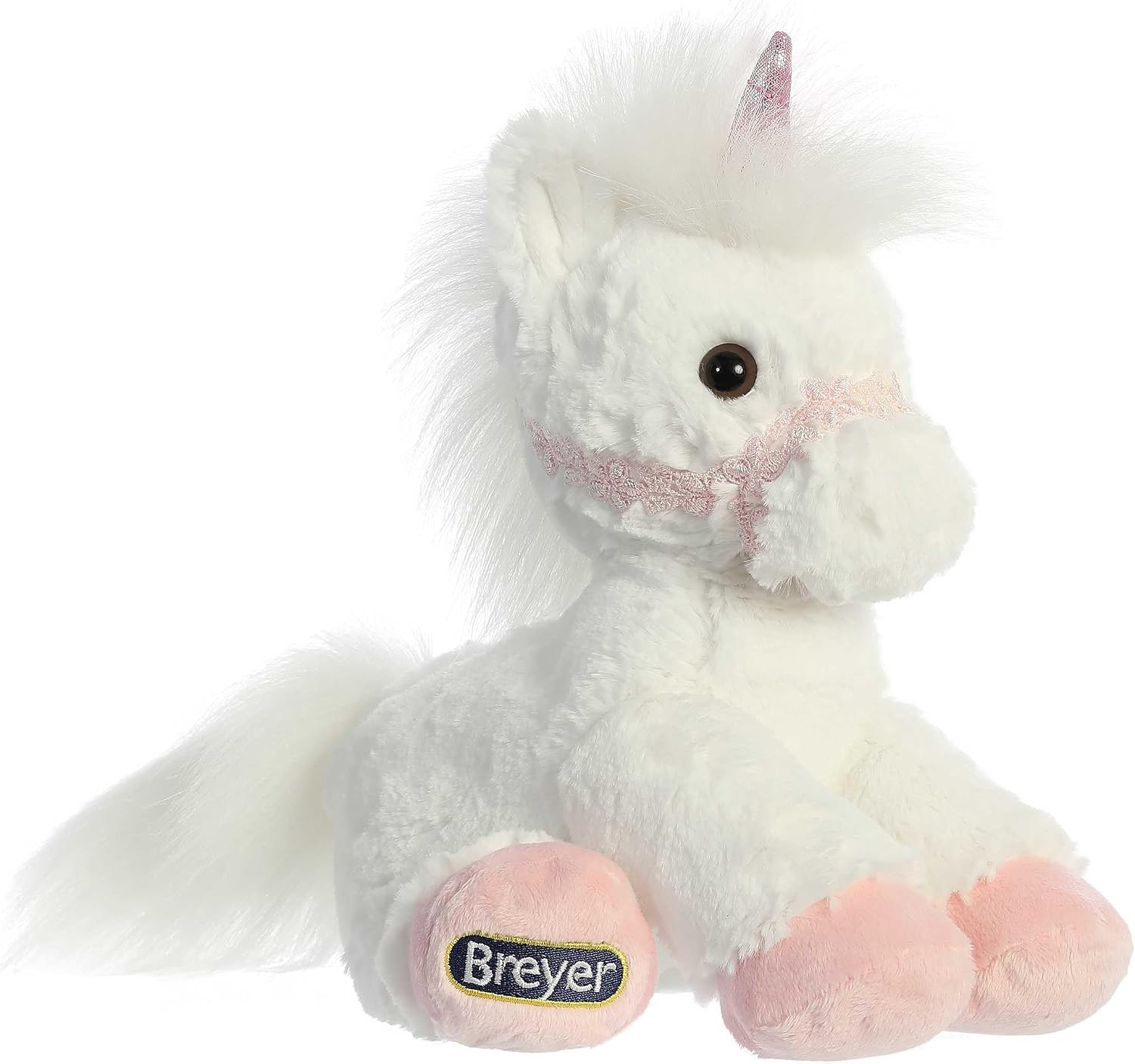 11" Plush Breyer Bridle Buddies White Unicorn