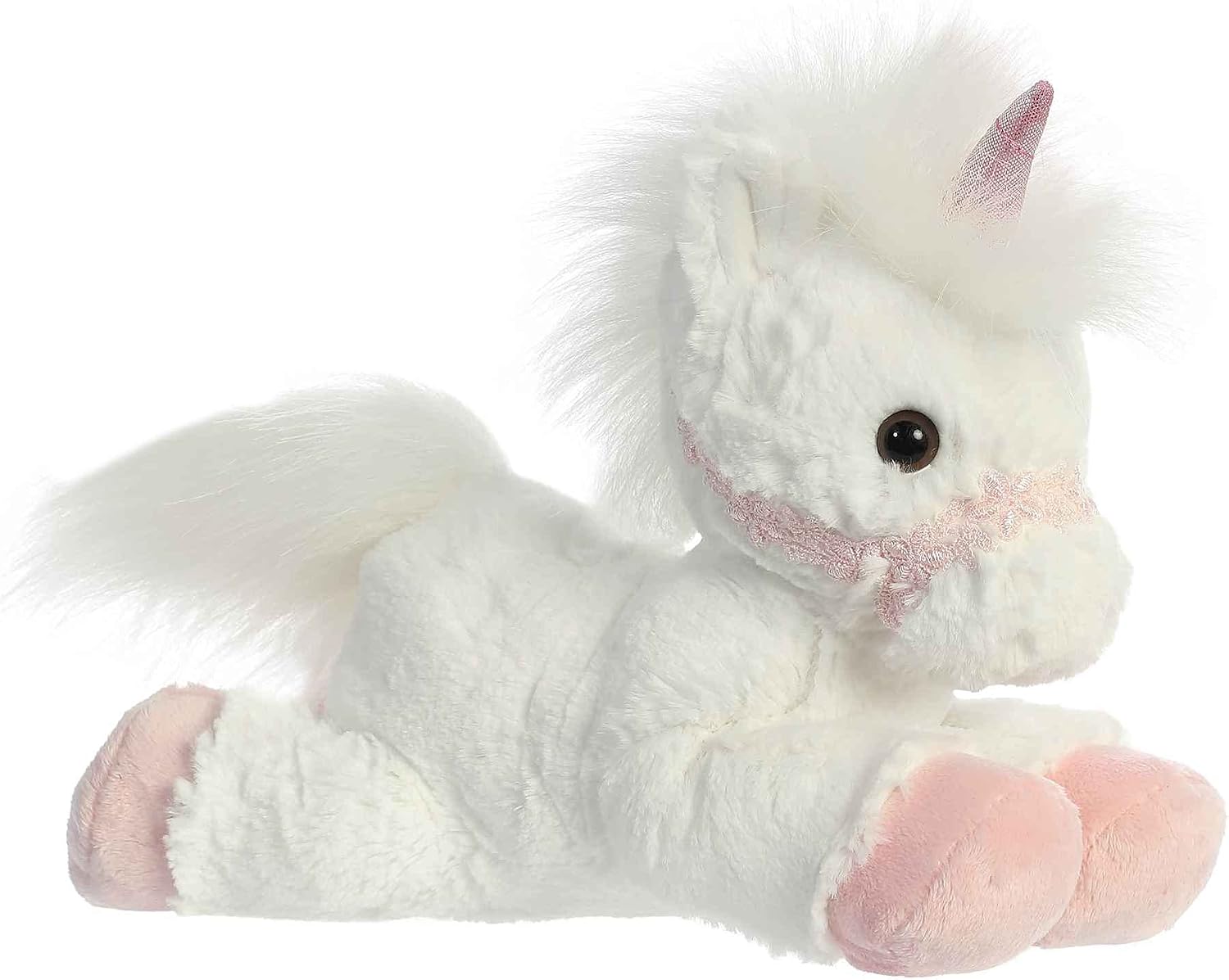 11" Plush Breyer Bridle Buddies White Unicorn, additional view 2