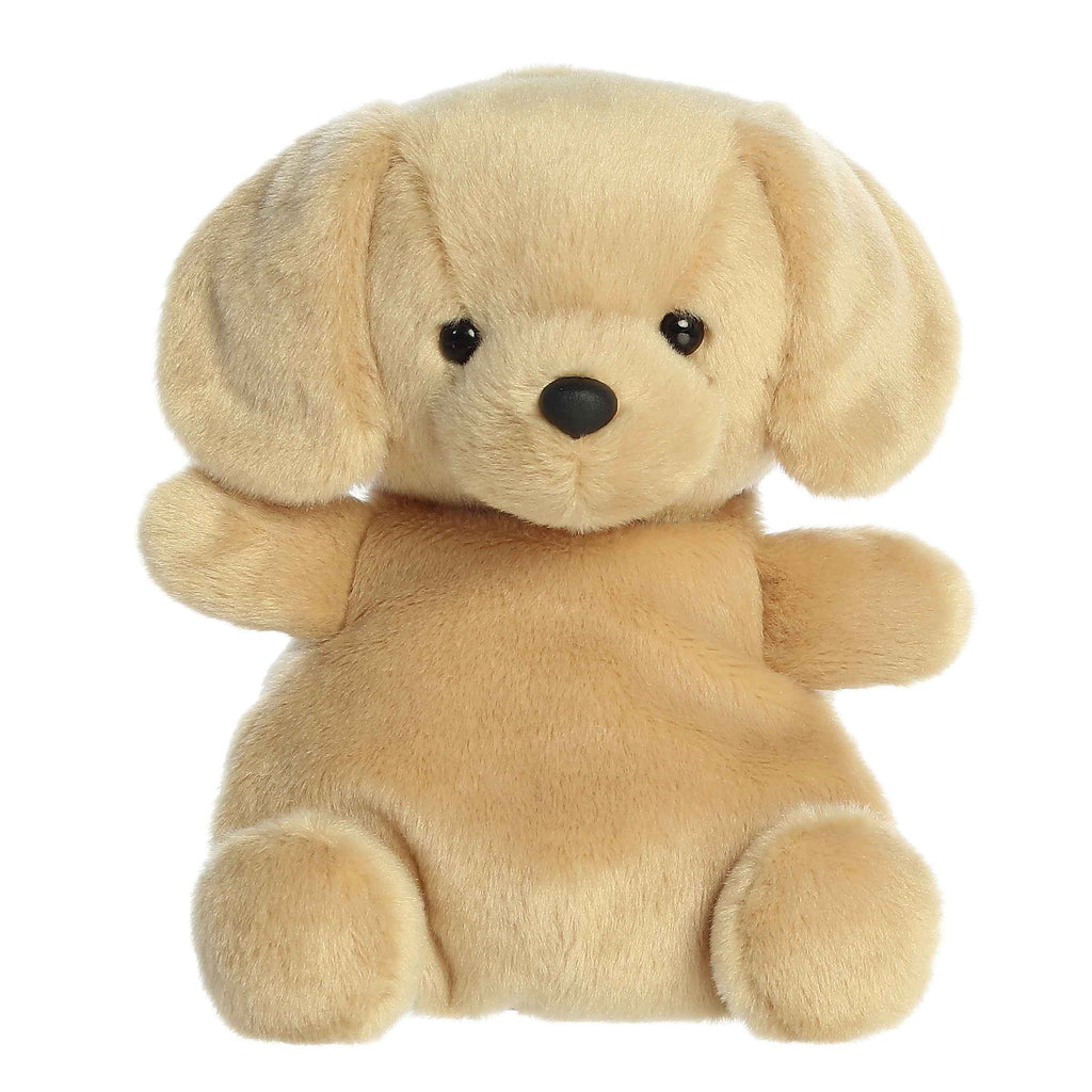 8" Plush Sunny Yellow Labrador Party Palm Pal