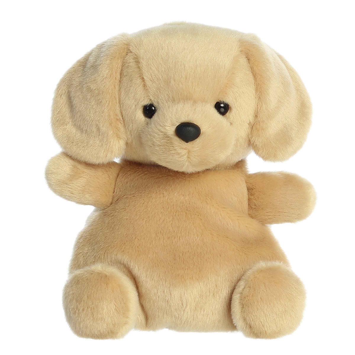 8" Plush Sunny Yellow Labrador Party Palm Pal