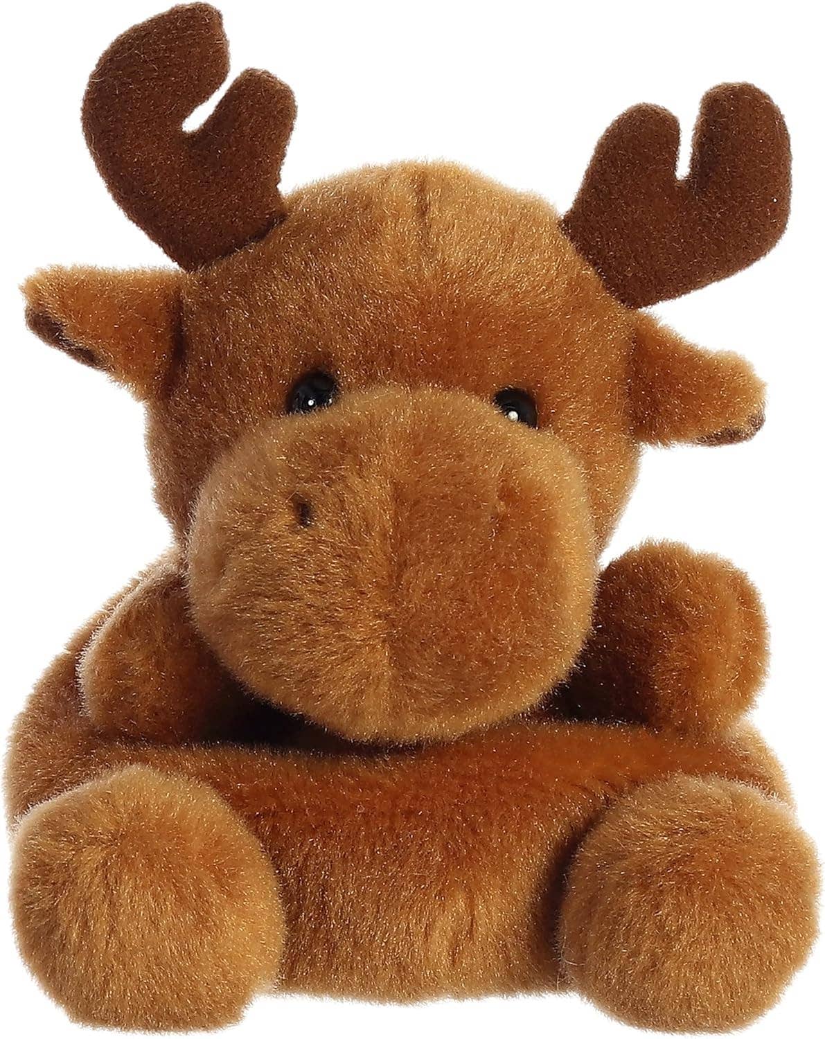 5" Plush Cinnamon Moose Palm Pal