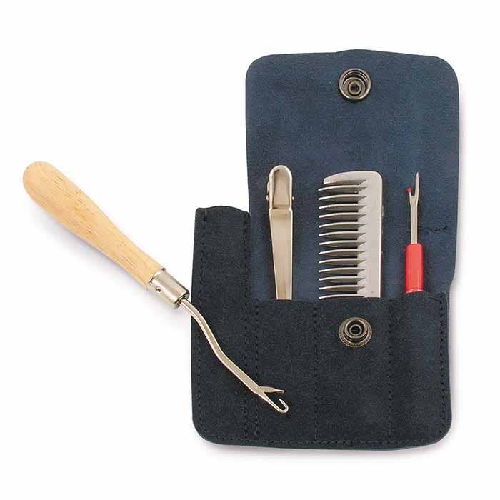 Braiding Kit, Leather Case