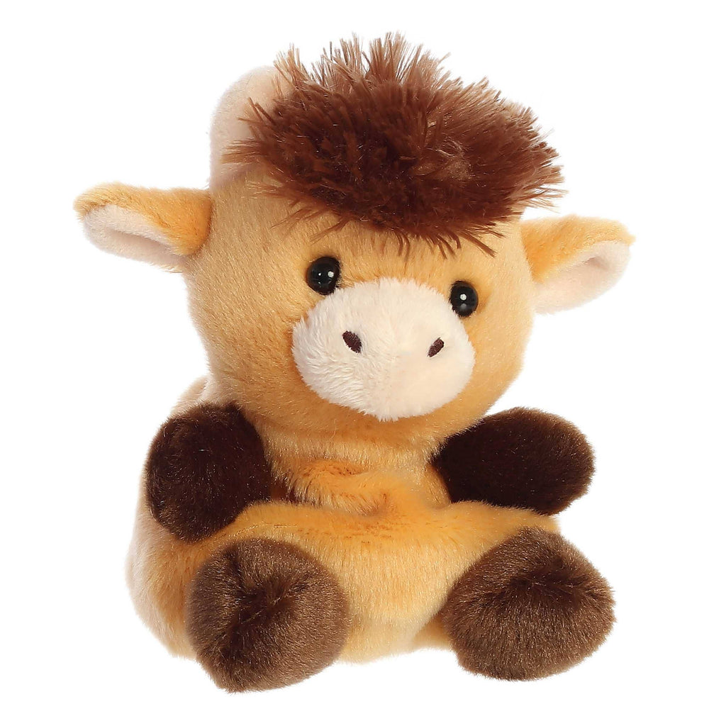 5" Plush Hubert Highland Cow Palm Pal