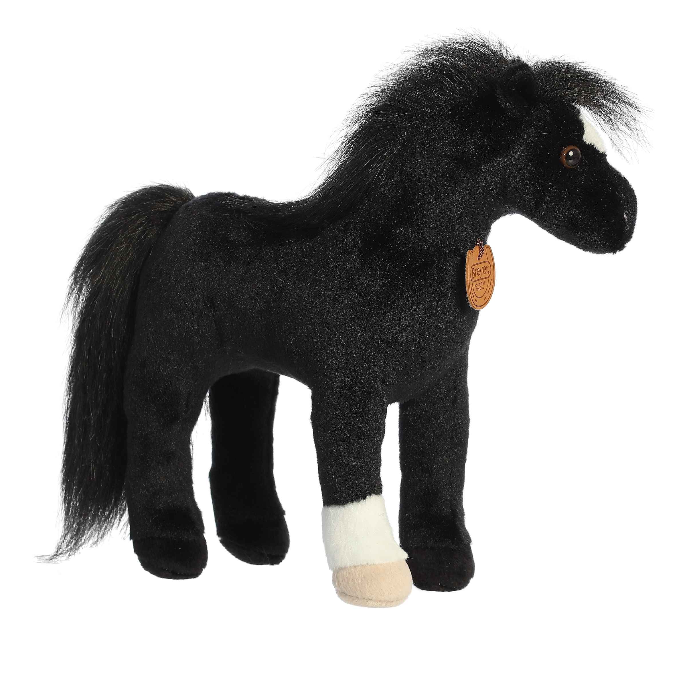 13" Breyer Showstoppers Plush, Thoroughbred Black