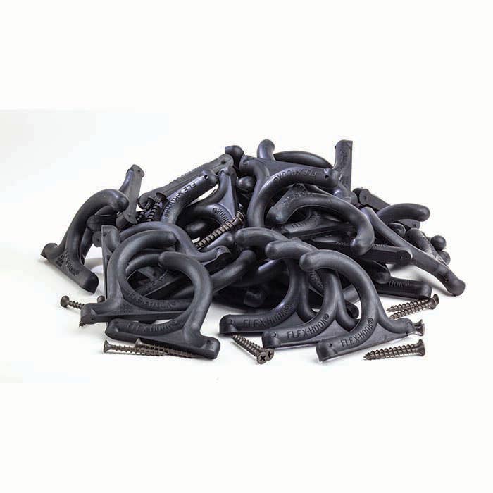 Bulk Bag w/50 Black Flex-Hooks