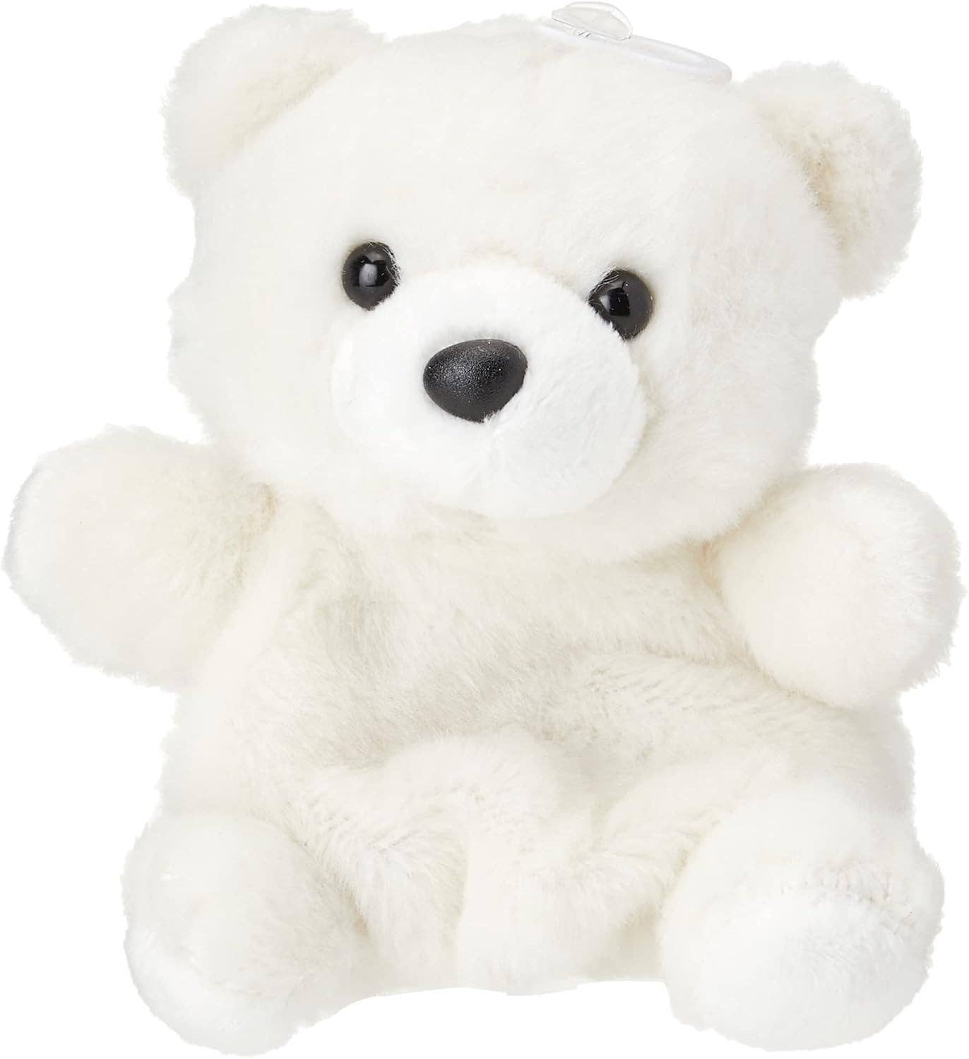 5" Plush Puck Polar Bear Palm Pals