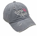 Boss Mare Ponytail High Bun Cap, Grey..