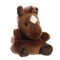 5" Plush Truffle Brown Horse Palm Pal