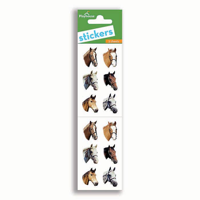 Horses 2"x8" Stickers, Order Multiples of 6