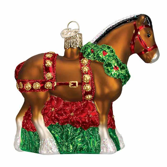 Ornament - Clydesdale, 3.5"