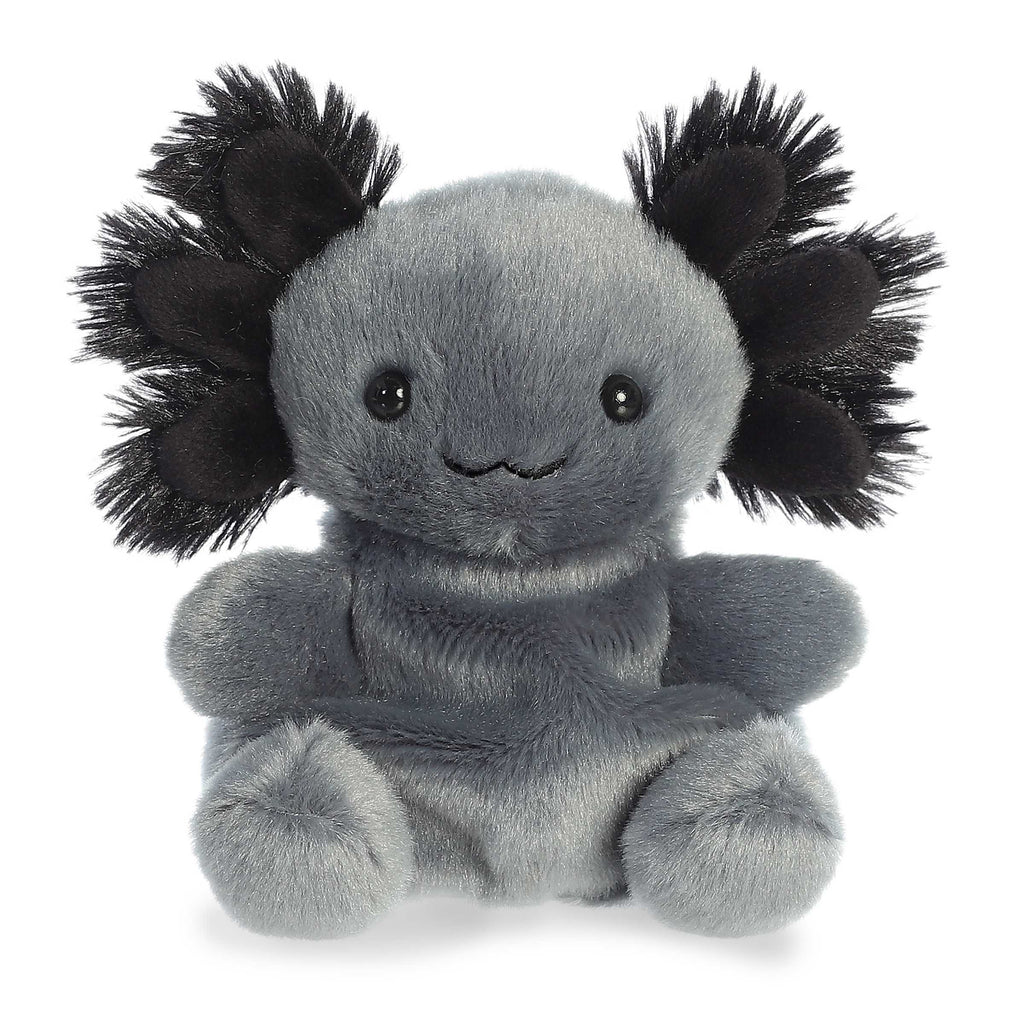 5" Plush Onxy Axolotl Palm Pal