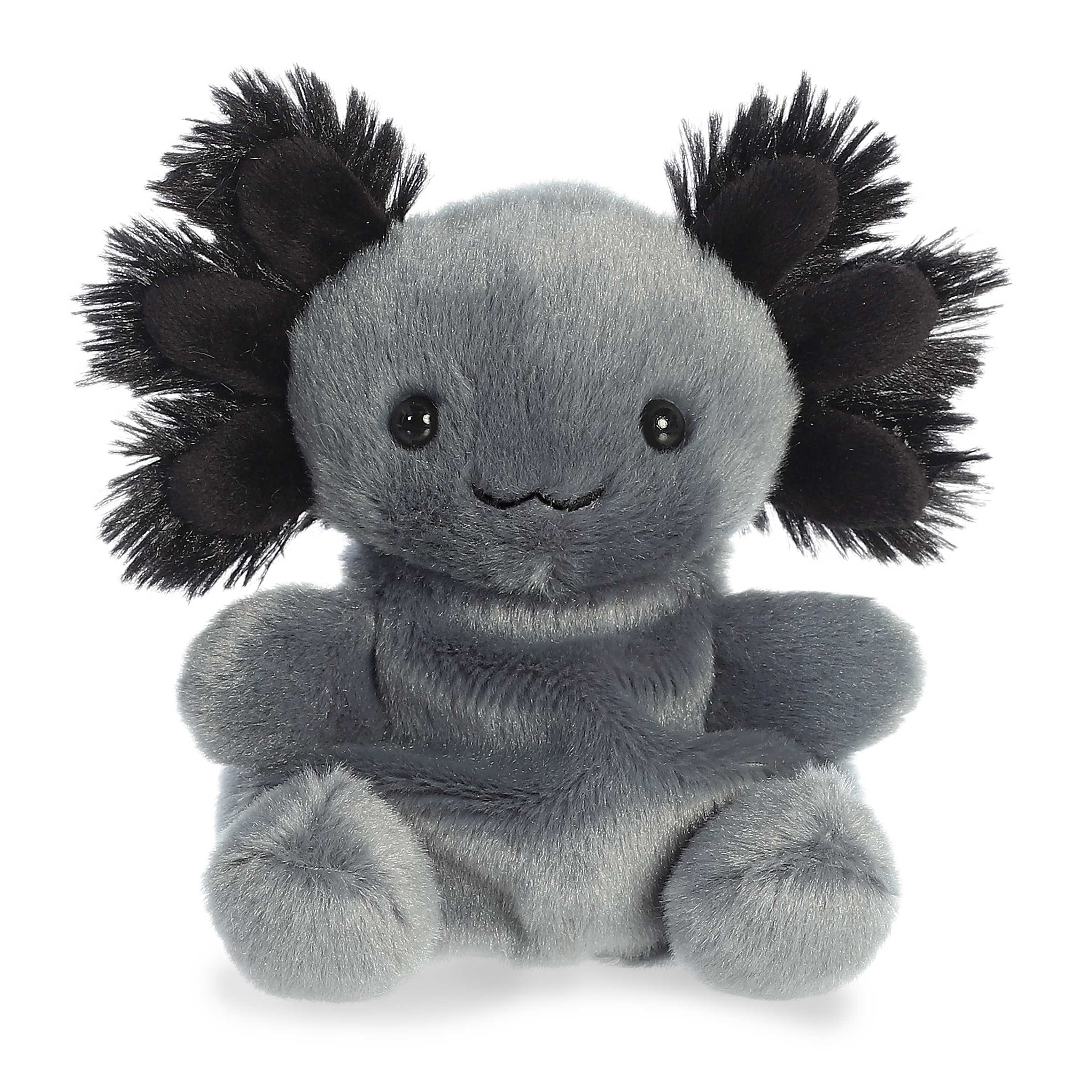 5" Plush Onxy Axolotl Palm Pal