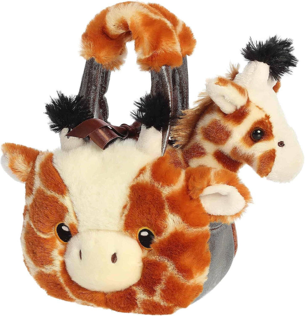 8" Plush Fuzzy Face Giraffe Fancy Pals