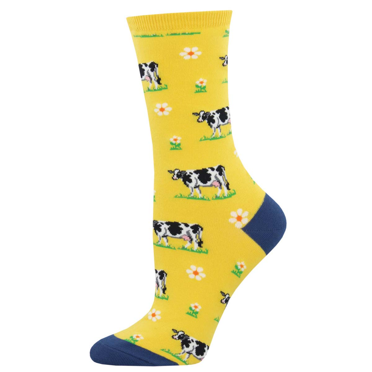 Fields of Gold Cow Sock, Adult