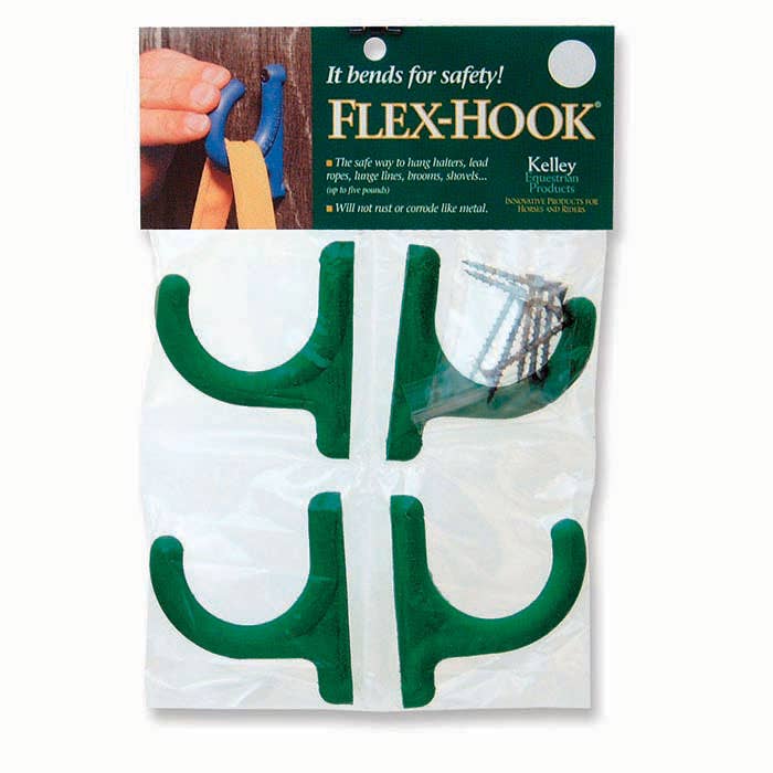 Forest Green 4-Pack Flex-Hooks