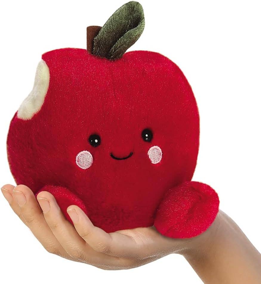 5" Plush Crisp Red Apple Palm Pals