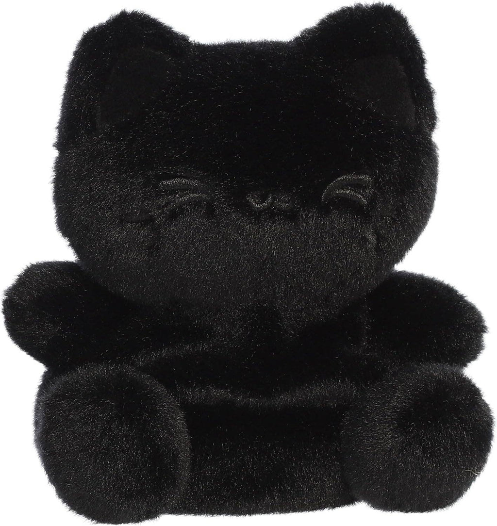 5" Plush Sesame Blackout Meowchi Cat Palm Pals