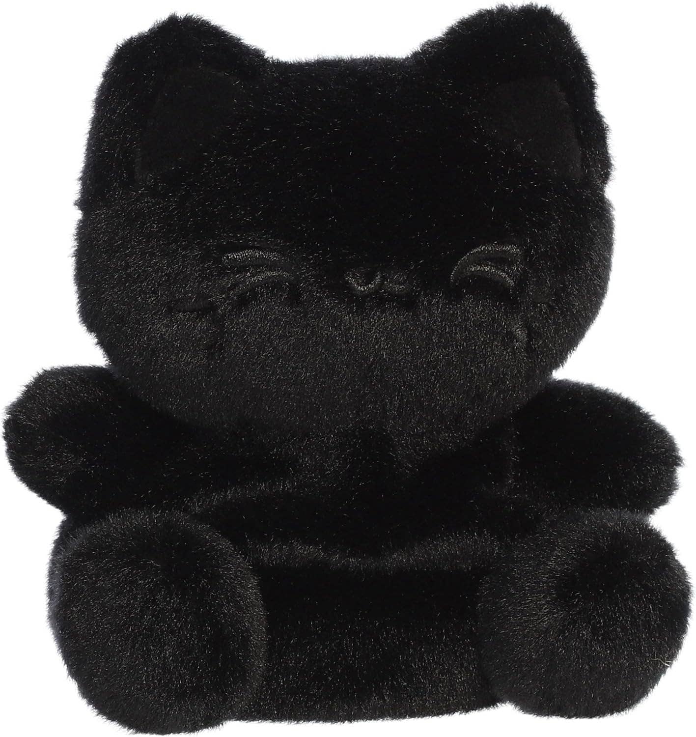 5" Plush Sesame Blackout Meowchi Cat Palm Pals