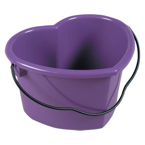 Heart Pail, Blue 6 Qt