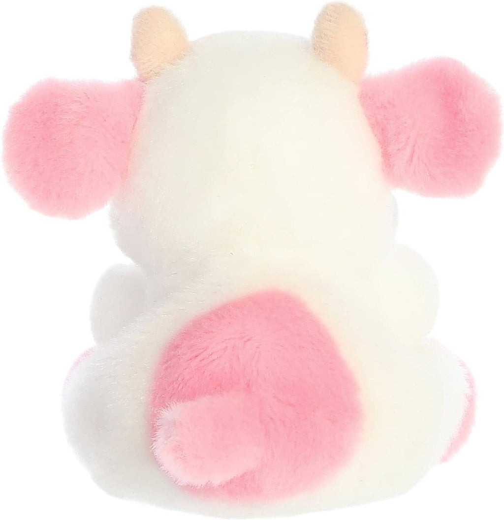 5" Plush Belle Strawberry Cow Palm Pal