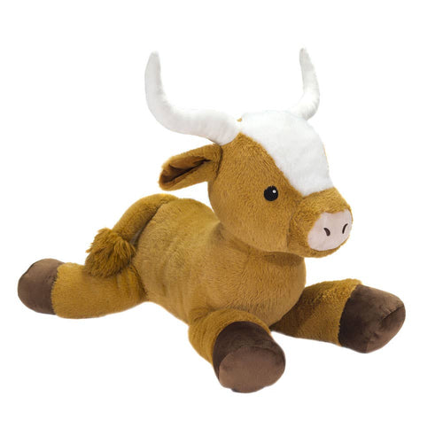 26" Jumbo Huggable Laydown Longhorn Cow